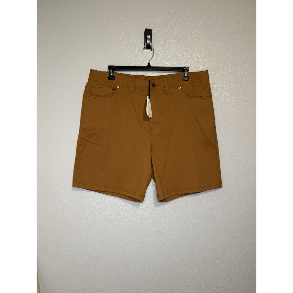 Prana Men's Size 40 Tawny Stretch Zion 5‎ Pocket 8" Shorts NWT